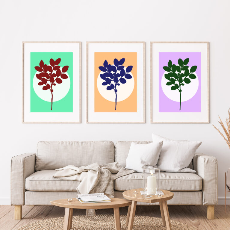Beige Minimalist Wall Frame Mockup Instagram Post (9)